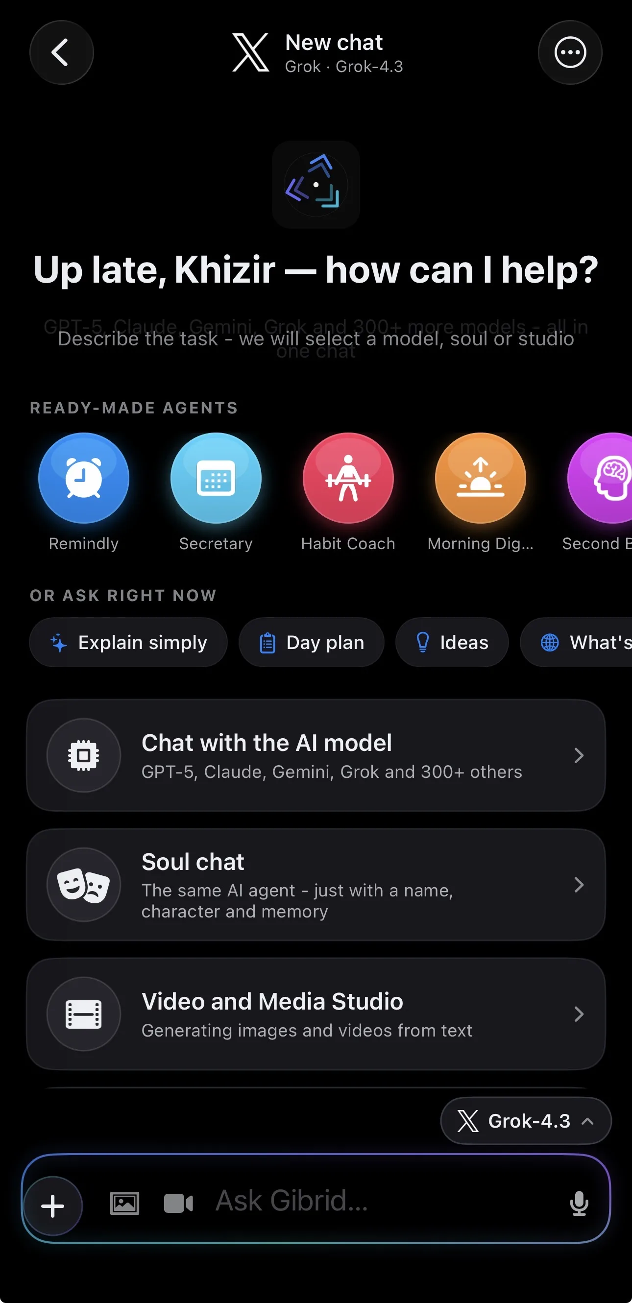 Gibrid on iPhone